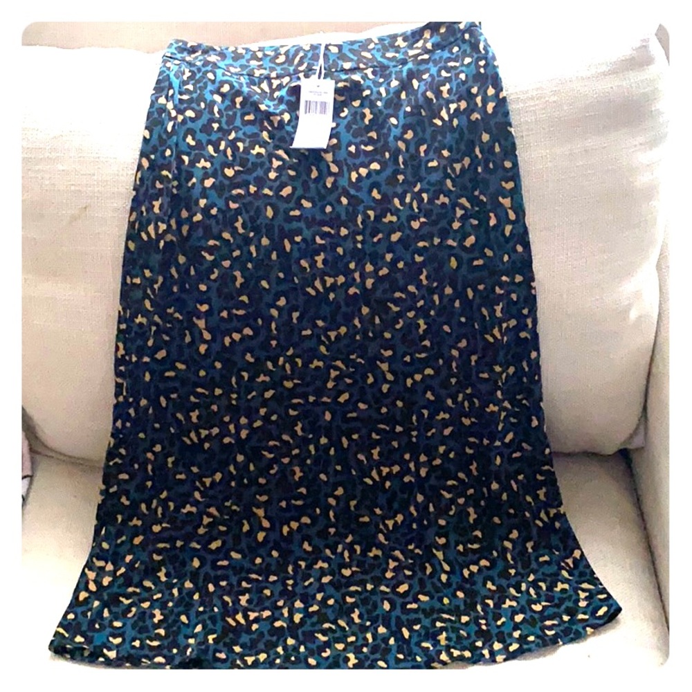 BCBG leopard print midi skirt